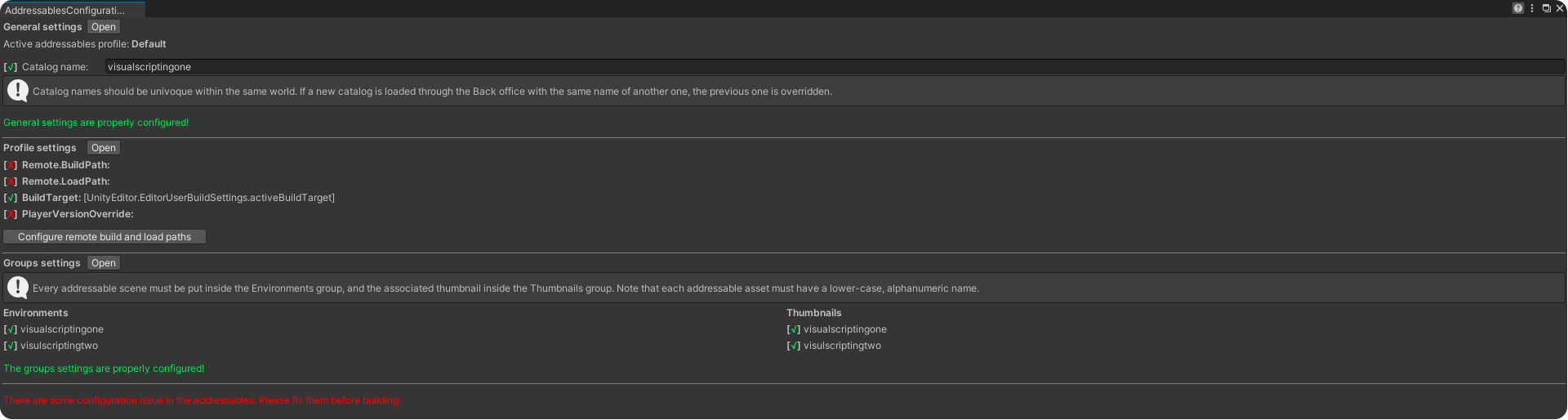 AddressablesGroups