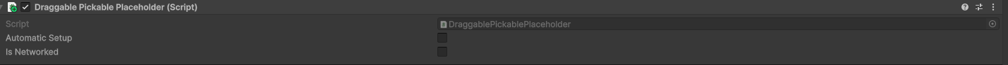 Draggable Placeholder inspector
