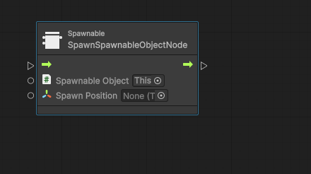 Spawn Spawnable Object node